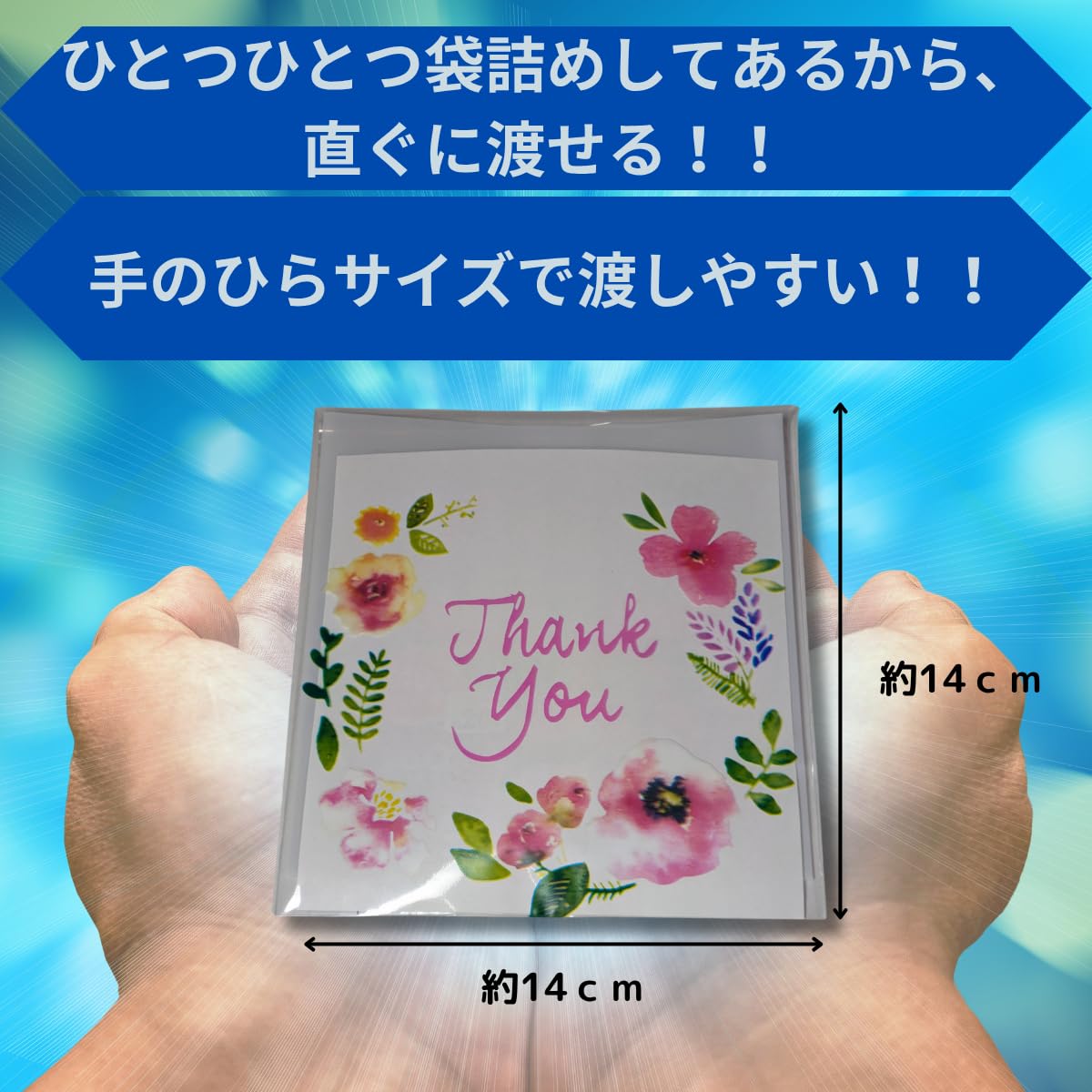 Amazon.co.jp: プチギフト ホットアイマスク 2種入 5セット Thank you